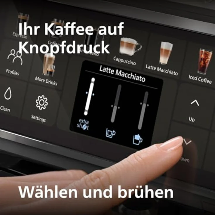 Philips Serie 5500 Kaffeevollautomat EP5546/70, inkl. Latte Go, SilentBrew-Technologie, 20 Heiß- und Eisgetränke, Schnellstart – Bild 5