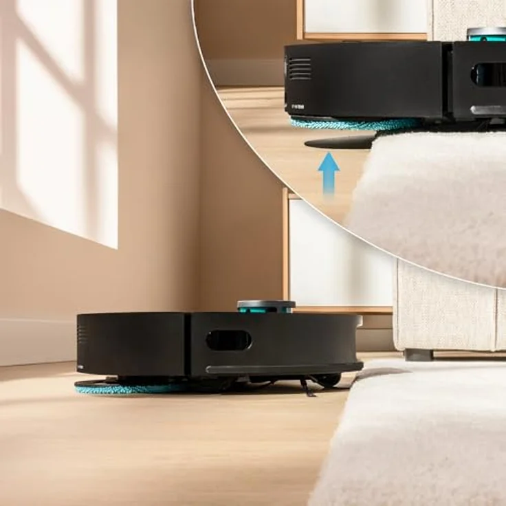 Cecotec Conga X70, Saug- und Wischroboter mit Selbstentleerungsstation, 15000Pa Saugkraft, 4-in-1-Basis, Smartphone-Steuerung und 240 Minuten Akkulaufzeit – Bild 9