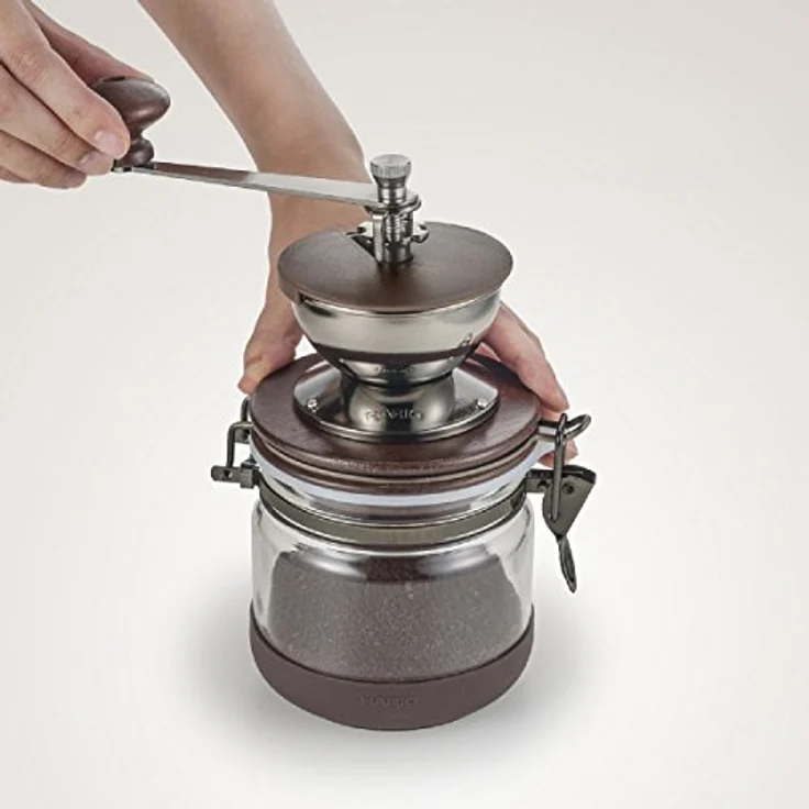 HARIO CMHN-4 Teekanne, Glas Kaffeemühle, 100 milliliters, Braun - Hochwertige Material, Hochwertige Abmessungen, Robustheit, Flexible Gestaltung – Bild 3