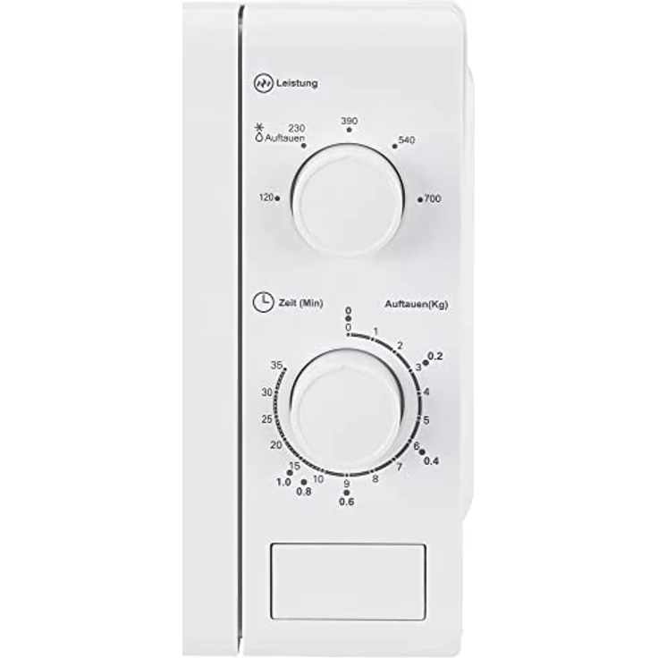 Exquisit® Mikrowelle 700 W, 20 Liter, Weiß, Drehteller 25 cm, modernes Design, lackierte Innenausstattung, 5 Ebenen, einfach zu bedienen, ideal für Zuhause – Bild 3