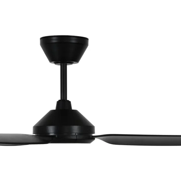 LUCCI AIR Deckenventilator Polis, 132 cm, 3 Flügel, IP55 Schutz, DC Motor mit 6 Geschwindigkeiten, Fernbedienung, Schwarz – Bild 5