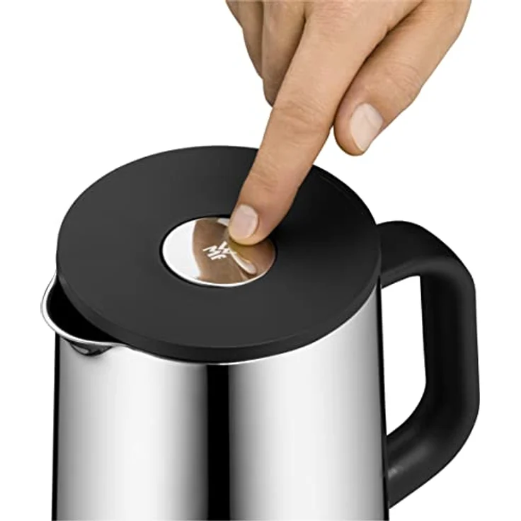 WMF Isolierkanne Thermoskanne Impulse Vintage Kupfer, 1,0 l, für Kaffee oder Tee Druckverschluss hält Getränke 24h kalt und warm – Bild 4