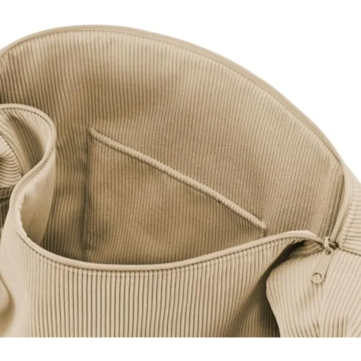 reisenthel Moonbag Schultertasche, beige, 48 cm x 14 cm x 33 cm, 100% Polyester – Bild 5