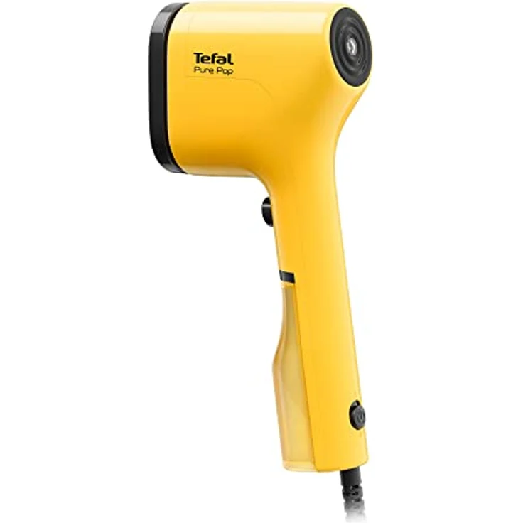 Tefal DT2026 Pure Pop Dampfbürste | 1300 W | 70 ml Wassertank | entfernt bis zu 99,99% der Viren/Bakterien/Keime | schnelles Aufheizen | 20 g/Min. kontinuierliche Dampfabgabe | Gelb/Schwarz – Bild 2