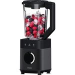 Haier Mixer mit Ice-Crush-Funktion & Smoothie Maker, 1200W I Standmixer mit 1,7L Glasbehälter & 0,6l To-Go-Flasche I Selbstreinigungsfunktion, Spülmaschinenfest & 5 Geschwindigkeiten [Serie 5-HBL5B2]