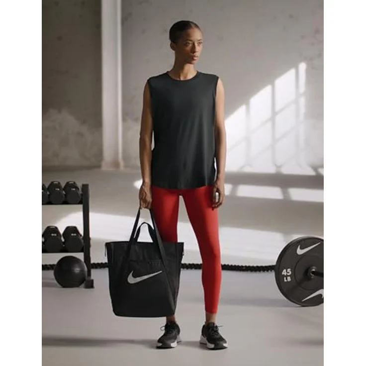 Nike Sporttasche, 100% Polyester, Farbe black/black – Bild 5