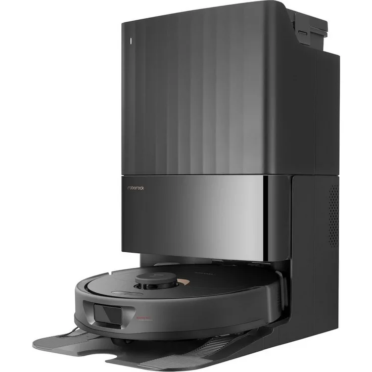 Roborock Saugroboter Qrevo Pro, FlexiArm Design™ Kantenwischsystem, 7000 Pa, Warmlufttrocknung, Weiß/Schwarz