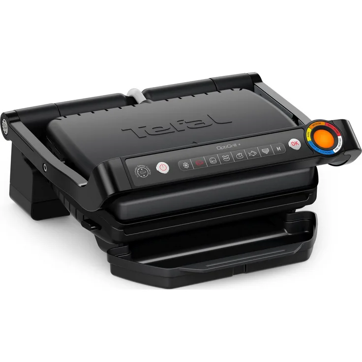 Tefal Kontaktgrill GC717810 OptiGrill+ 2000 W, 6 Automatikprogramme, inkl. Rezeptbuch, schwarz