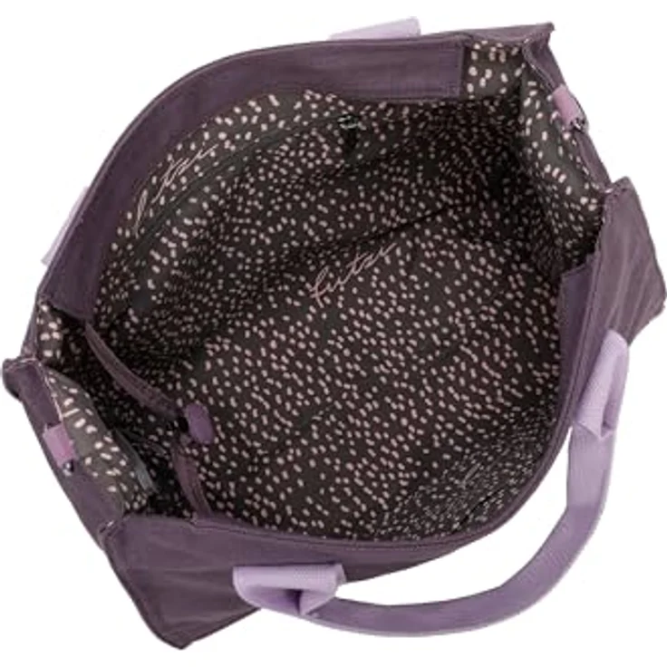 Fritzi aus Preußen Handtasche, Canvas Handtasche 40 cm, Violett, abnehmbarer Schulterriemen zum crossbody Tragen – Bild 3
