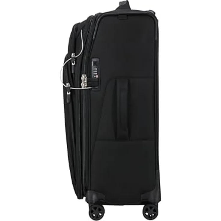 Samsonite Spark SNG Eco 67 cm, Mittelgroßer Weichgepäck Koffer mit 4 Rollen, TSA Schloss, leicht & erweiterbar, Schwarz – Bild 3