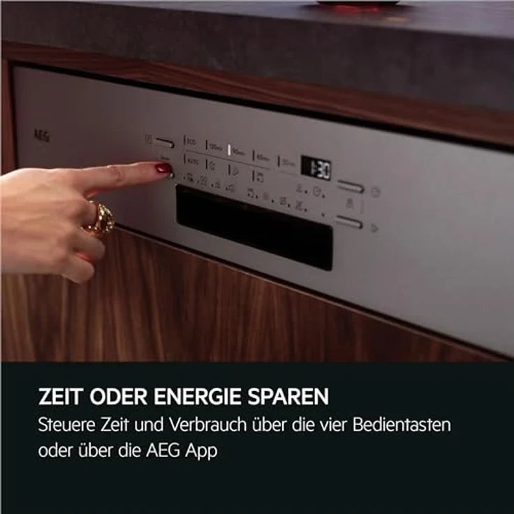AEG GT8200A2SCM Serie 8000, teilintegrierbarer Geschirrspüler mit 40 dB, SatelliteClean® Pro und EasyFlex Plus Körben – Bild 8