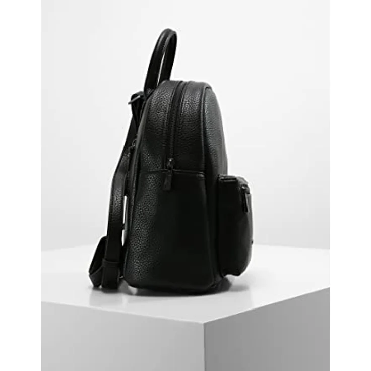 L.Credi Budapest City Rucksack, 29 cm, schwarz, 100% Polyurethan – Bild 7
