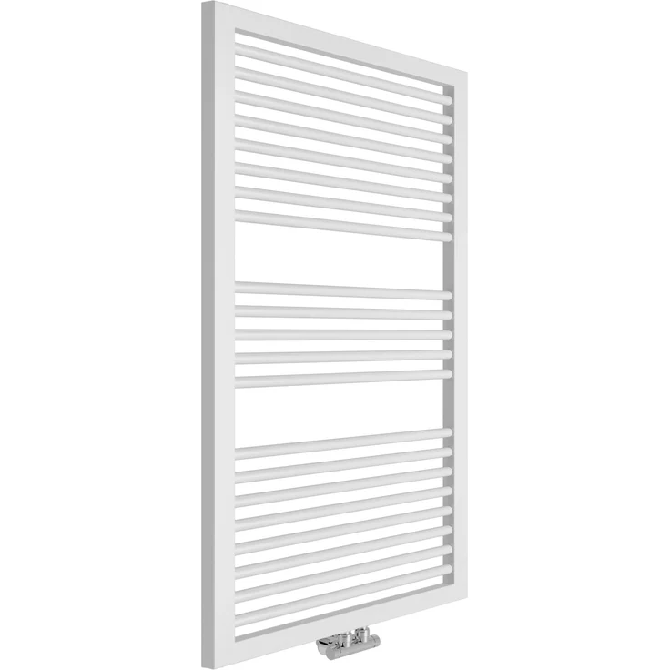 Sanotechnik Design-Badheizkörper Rimini, 1228 x 600 mm, Weiss, Mittelanschluss, 690 Watt Heizleistung