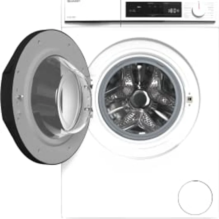 Sharp ES-NFA714BWB-DE, Frontlader-Waschmaschine, B, Fassungsvermögen 7 kg, Standgerät, Breite 60 cm – Bild 5