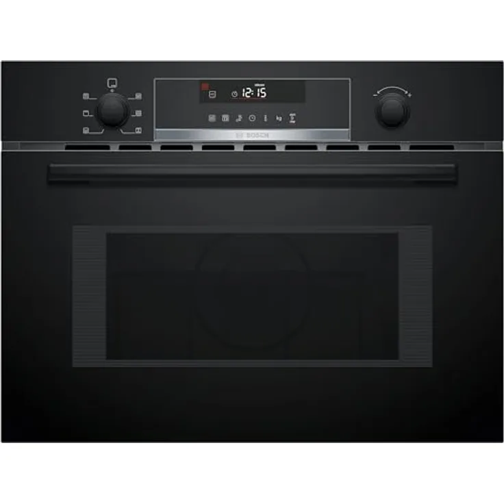 BOSCH Einbau-Mikrowelle CMA585GB1, Schwarz, Grill, Heißluft, 44 l