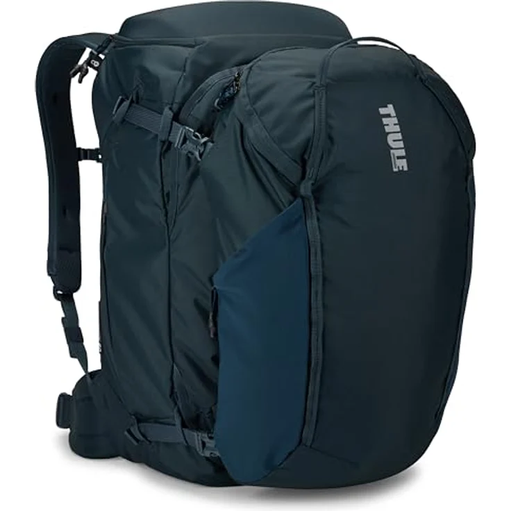 Thule Landmark Reiserucksack 55 cm, dunkelblau, 100% Polyester, kompakte Größe 33 cm x 25 cm – Bild 1