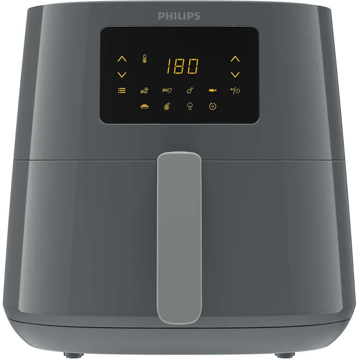 Philips 3000 series HD9270/66 Airfryer XL, Heißluftfritteuse mit 6,2 l Fassungsvermögen, grau, gesünderes Kochen mit 90 % weniger Fett – Bild 1