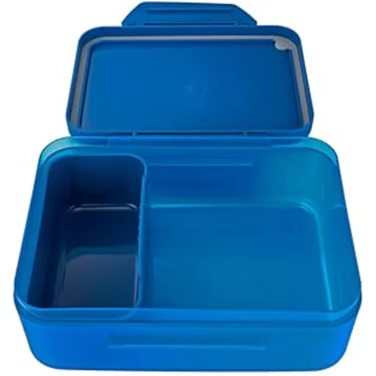 Satch Lunchbox Brotdose, Tritan, 1-tlg. mit Trennfach für Obst und Gemüse, farbenfroh und spülmaschinenfest – Bild 3