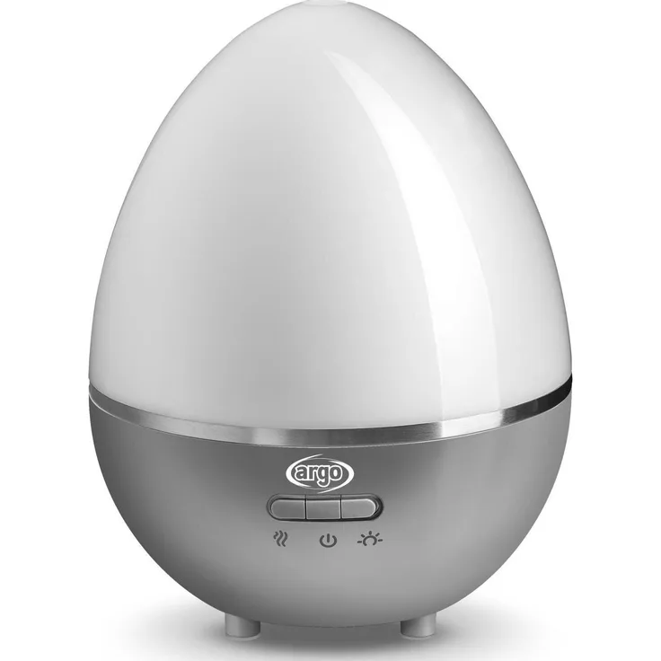 Argo JOY Luftbefeuchter, Diffusor mit RGB-Lampe, 300 ml, Silber/Weiß, 30 ml/h