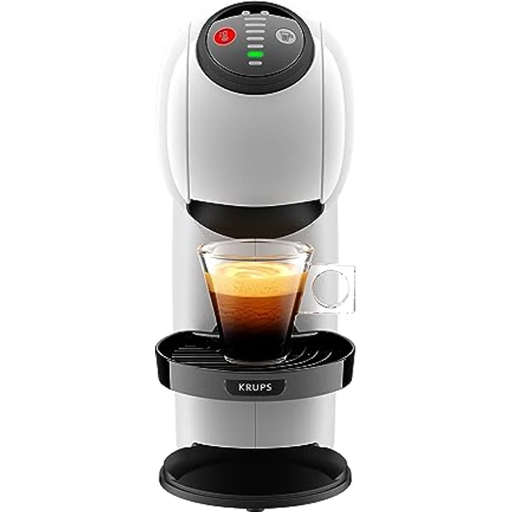 NESCAFÉ Dolce Gusto Krups KP2431 Genio S Kaffeekapselmaschine | 15 Bar | ultra-kompakt | Hochdruck | über 30 Kaffeekreationen | wählbare Getränkegröße | Auto-Abschaltung | Weiß – Bild 4