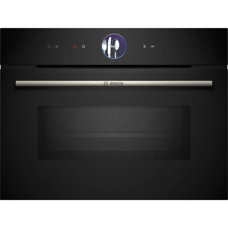BOSCH Einbau-Mikrowelle CMG7761B1, Schwarz, Grill, Heißluft, Ober-/Unterhitze, 45 l – Bild 1