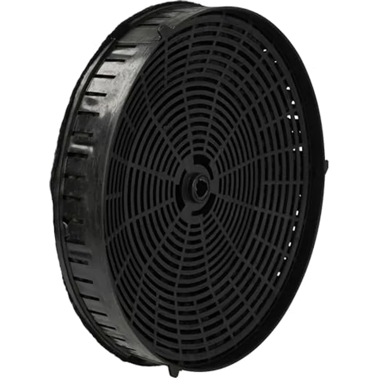 vhbw 4x Aktivkohlefilter kompatibel mit Elica 208355404731, 208355404730, 208355404733, 208355404732, 208355404734 Dunstabzugshaube - 17,2 cm, Schwarz – Bild 4