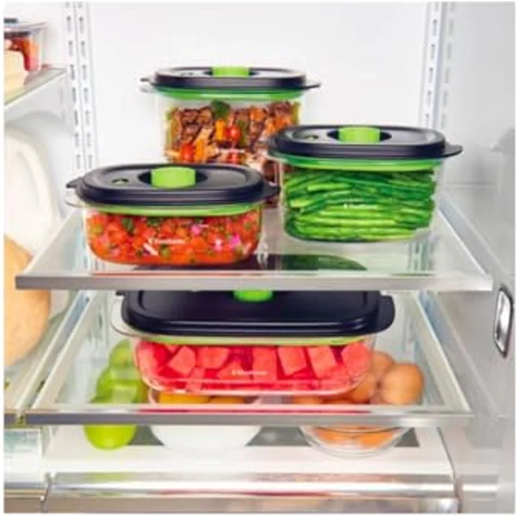 FoodSaver Preserve & Marinate Vakuumbehälter auslaufsicher spülmaschinenfest luftdichte BPA-freie Le – Bild 8