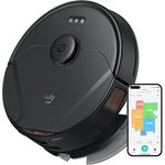 eufy Clean X8 Pro Saugroboter mit Wischfunktion, Twin-Turbine™ 2× 4.000Pa Saugkraft, aktiver Entwirrungs-Bürste und iPath™ Laser-Navigation für Tiefenreinigung von Tierhaaren auf Teppichen