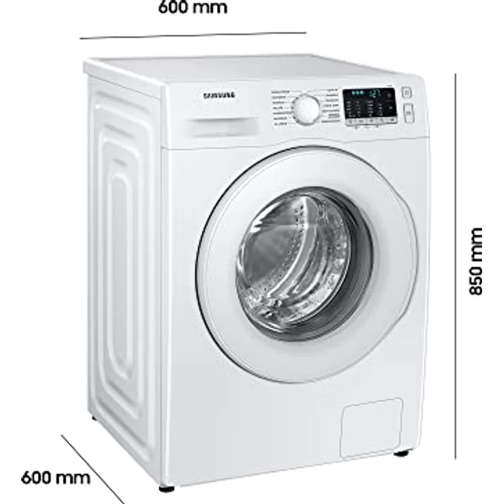 Samsung WW11BGA049TE/EG Waschmaschine, 11 kg, 1400 U/min, Ecobubble-Technologie, Hygiene-Dampfprogramm, FleckenIntensiv-Funktion, Trommelreinigung, Weiß – Bild 2
