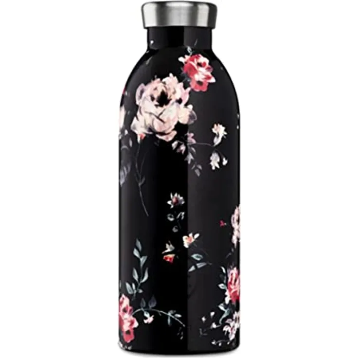 24 Bottles Clima Bottle Isolierflasche aus lebensmittelechtem Edelstahl in der Farbe Ebony Rose, 500ml