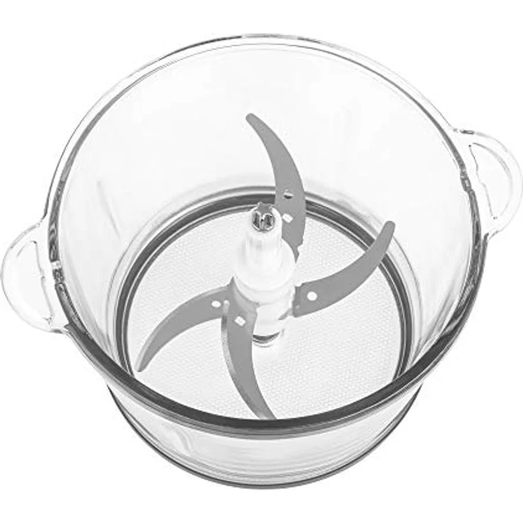 UNI-TREND Zerkleinerer TSA3227, elektrischer Multizerkleinerer mit 1,5 l Glasschale und 400 W, spülmaschinenfeste Teile, rutschfeste Unterlage – Bild 2