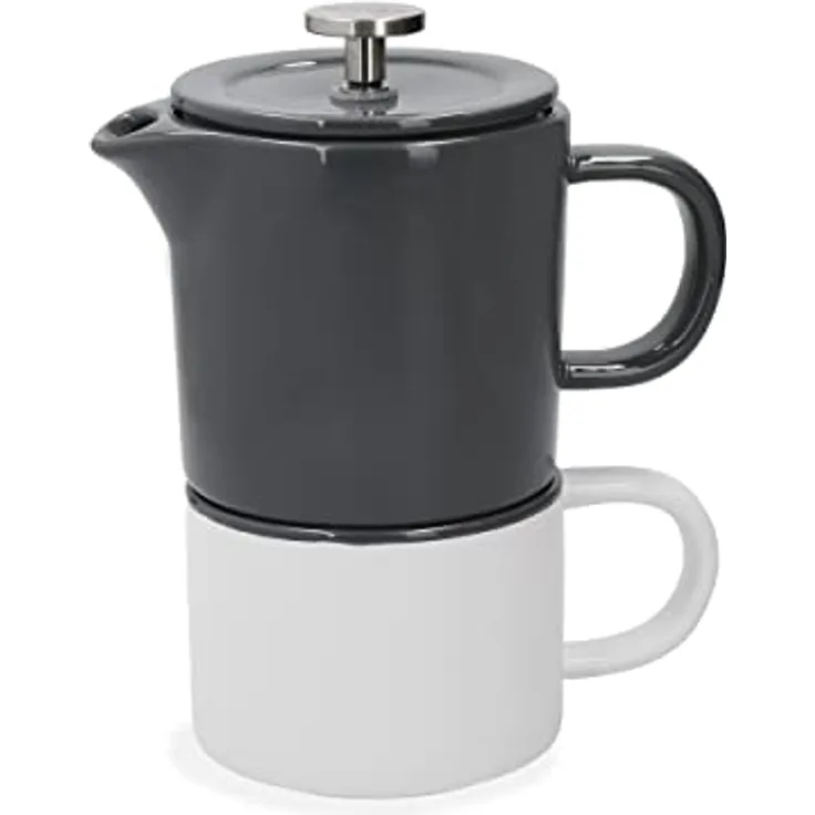 La Cafetière Barcelona Cool Grey Keramik, 400 ml