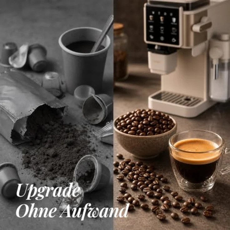 CIARRA Espressomaschine CBSACM-D6, automatischer Tampen, 15 Bar, Touch-Display, mit integriertem Mahlwerk und abnehmbarem Milchbehälter – Bild 7