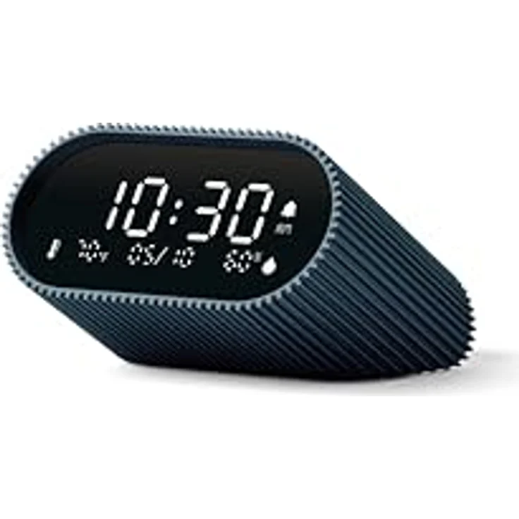 Lexon LR155OB3 Ray Clock, Digitalwecker mit Feuchtigkeits- und Temperaturanzeige, Ozeanblau – Bild 8