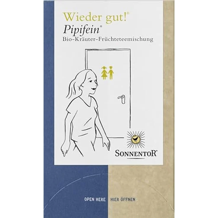 SONNENTOR Wieder gut! Pipifein Bio, Kräuter- & Früchteteemischung mit Birkenblätter & Preiselbeeren, 27 g – Bild 2