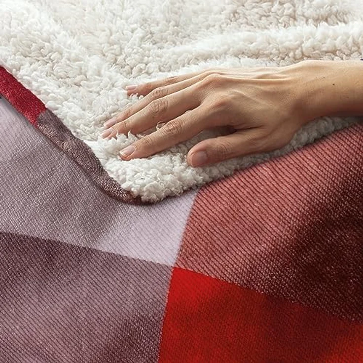 Imetec Adapto Tartan Festival Heizdecke, 160x120 cm Wärmedecke, aus weichem Gewebe, geringer Verbrauch, Adapto-Technologie, sicher, schnelles Aufheizen, 6 Temperaturen, waschbar – Bild 4