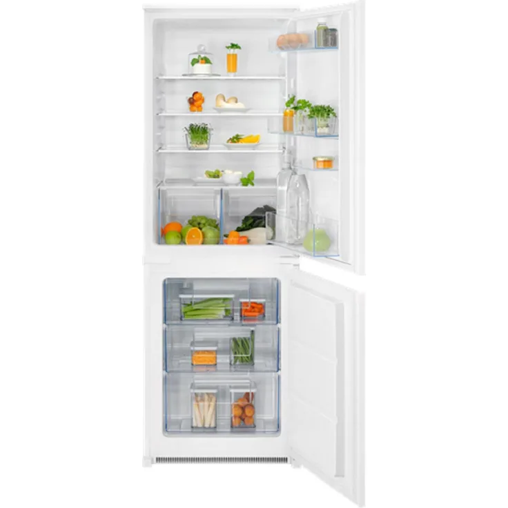 Electrolux KNS5LE16S Einbau-Kühl-Gefrierkombination, 1580 mm, 233 L, LowFrost, ColdSense, FastFreeze, Schlepptür