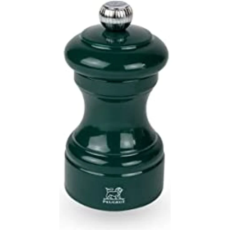 PEUGEOT - Salzmühle Bistro 10 cm - Klassische Mahlgradeinstellung - Aus PEFC-zertifiziertem Holz - Waldgrün lackiert – Bild 1