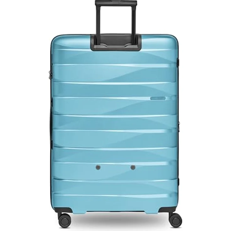 Bergpfeil Großer Hartschalen Check-in Koffer |Trolley erweiterbar 52 x 32 x 75 cm aus Polypropylen | 4,3 kg | Doppelrollen & TSA-Schloss (Travel) – Bild 3