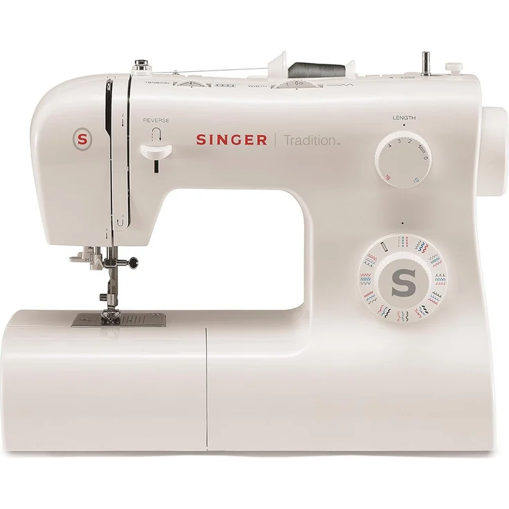 Singer Tradition 2282, Nähmaschine mit 32 Stichprogrammen, automatischem Nadeleinfädler und Zubehör
