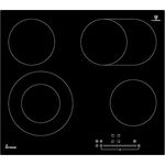 Glaskeramik Kochfeld 60 cm | Autark | 7,186 kW | 4 Zonen | 9 Stufen | Bräterzone | Dualkochzone | Rahmenlos | Touch Slider | Timer | KK590RL