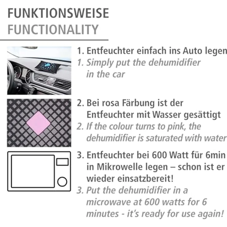 Auto-Entfeuchter DROPS, 2x400g, 2 Stück, WENKO - WENKO – Bild 7