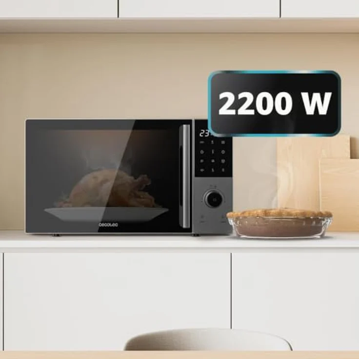 Cecotec Digitaler Mikrowellenherd Proclean 2800, 28L, 900W mit Grill und 60-Minuten-Timer – Bild 4