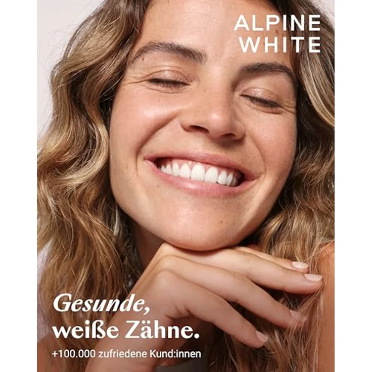 ALPINE WHITE Sonic Toothbrush - Elektrische Schallzahnbürste mit bis zu 40'000 Schwingungen pro Minute und 3 Intensitätsstufen – Bild 2