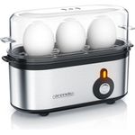Arendo Eierkocher Threecook, 210 W, Edelstahl, für 1-3 Eier, individueller Härtegrad, BPA-frei