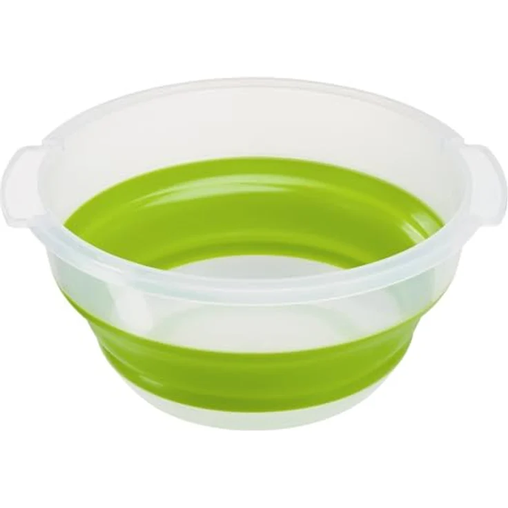 Emsa Basic Faltbare Salatschleuder, kunstoff, transparent-grün, 4 Liter – Bild 5