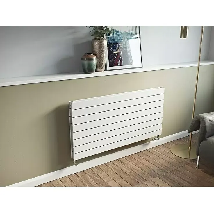 Ximax Raumheizkörper P1 Duplex Horizontal, 120 x 52 cm, Wärmeleistung 1.038 W bei 75 °C, Weiß