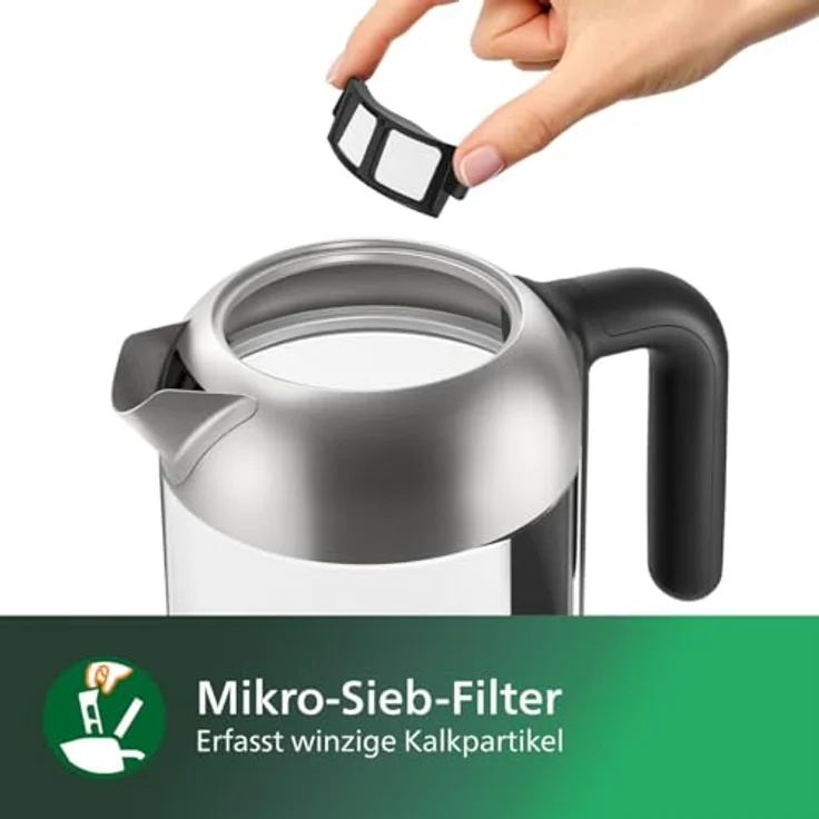 Philips HD9339-80 Wasserkocher Serie 5000 aus Glas – Bild 5