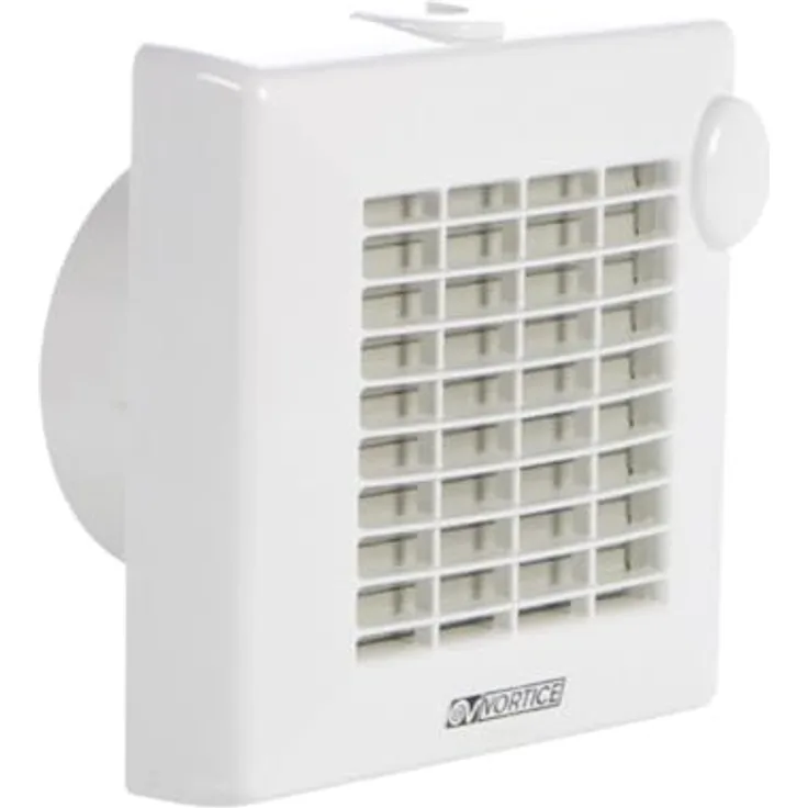 Thermorex Ventilator Punto M 100, Belüftungsventilator mit 100 mm Durchmesser, weiß, 18 W, IPX4, Kugellager, max. Luftdurchsatz 90 m³/h