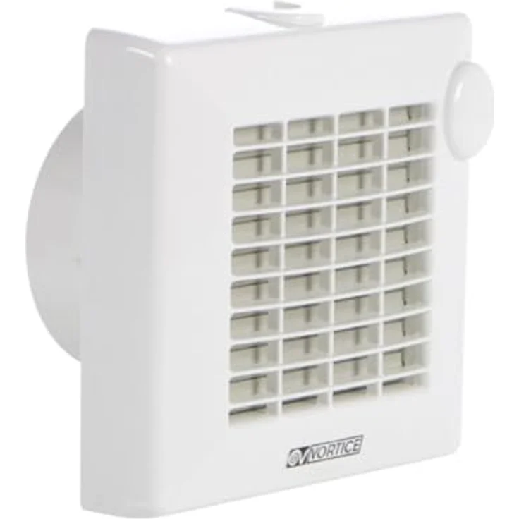Thermorex Ventilator Punto M 100, Belüftungsventilator mit 100 mm Durchmesser, weiß, 18 W, IPX4, Kugellager, max. Luftdurchsatz 90 m³/h – Bild 1